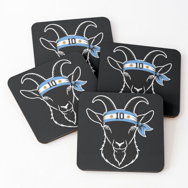 Item preview, Argentina GOAT | Football Goat Head | Soccer Legend Inspired Graphic | Vintage Sports Art | Number 10 Bandana Design designed and sold by Ginastle26.