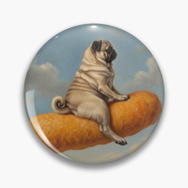 Item preview, Flying Pug Snack Adventure designed and sold by Anatolii_Kys.