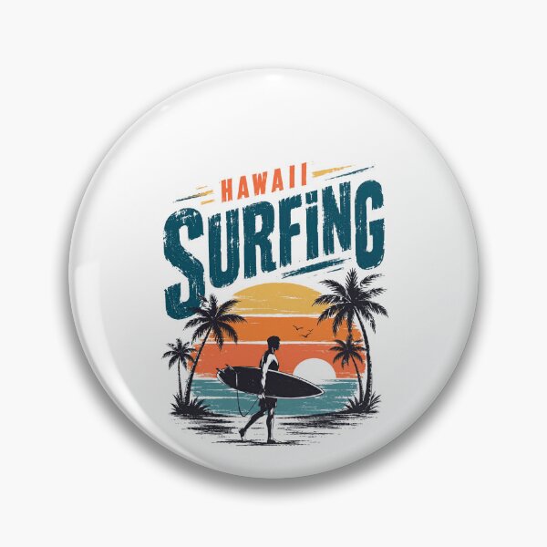 Item preview, Hawaii Surfing Surfer Beach Ocean Island Vacation Travel designed and sold by HumansStuck12.