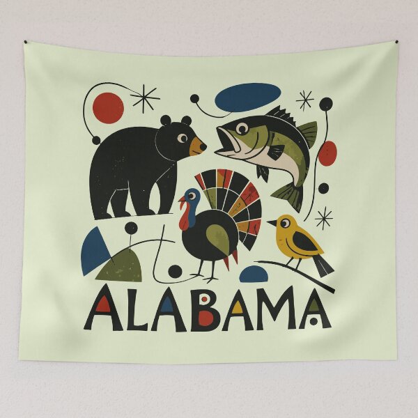 Item preview, Sweet Home Alabama Folk Art designed and sold by taiche.
