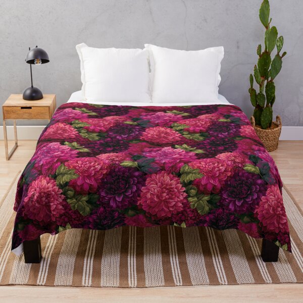 Item preview, Edgy Dahlias Flower - Hawaiian Flower Pattern - Christmas Gifts For Wife designed and sold by RoyalStarsPatts.