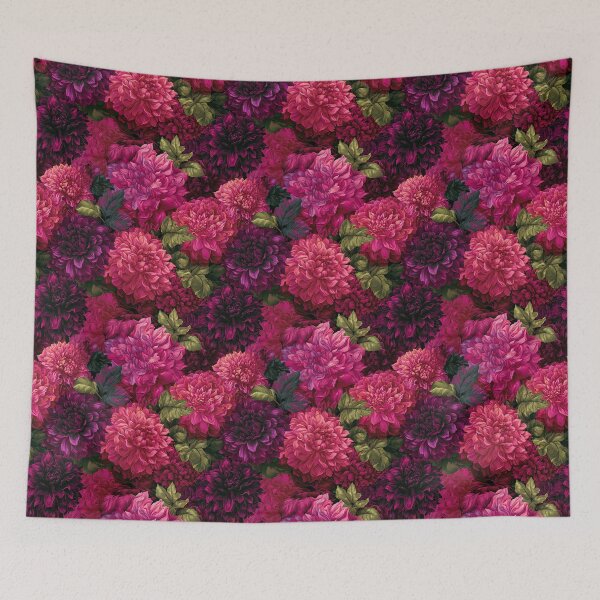 Item preview, Edgy Dahlias Flower - Hawaiian Flower Pattern  - Christmas Gifts For Wife designed and sold by RoyalStarsPatts.