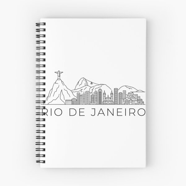 Item preview, Rio de Janeiro Skyline Minimalist Line Art Travel designed and sold by raedattia.