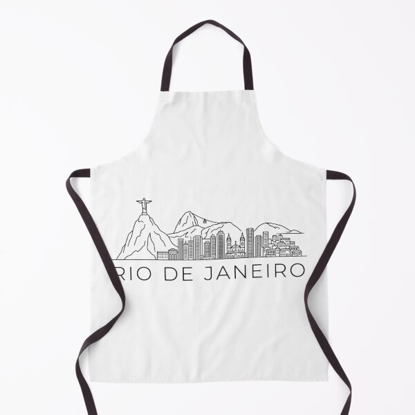Item preview, Rio de Janeiro Skyline Minimalist Line Art Travel designed and sold by raedattia.