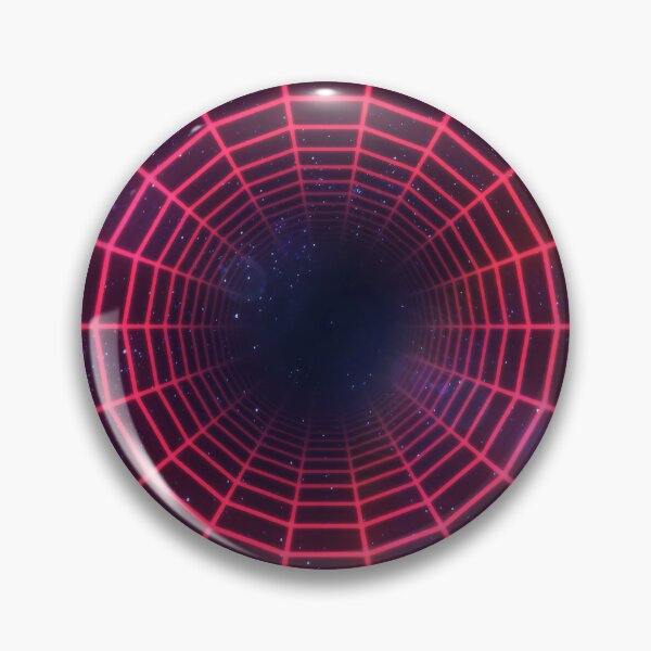 Item preview, Red Circular Wireframe Tunnel designed and sold by Electric Shock!! Design.
