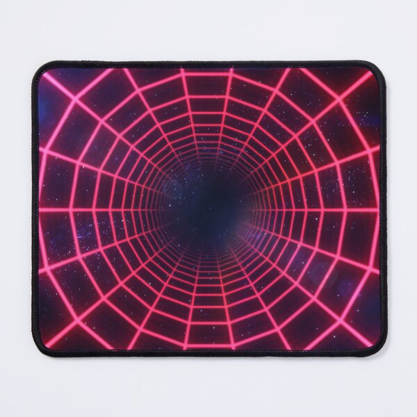 Item preview, Red Circular Wireframe Tunnel designed and sold by Electric Shock!! Design.