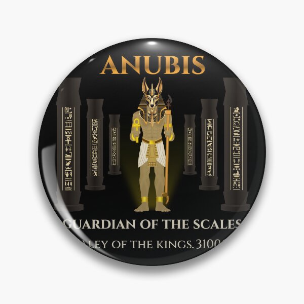 Item preview, Anubis Egyptian God · Guardian of the Scales · Valley of the Kings · Ancient Egypt · 3100 BC designed and sold by PharaohDArt.