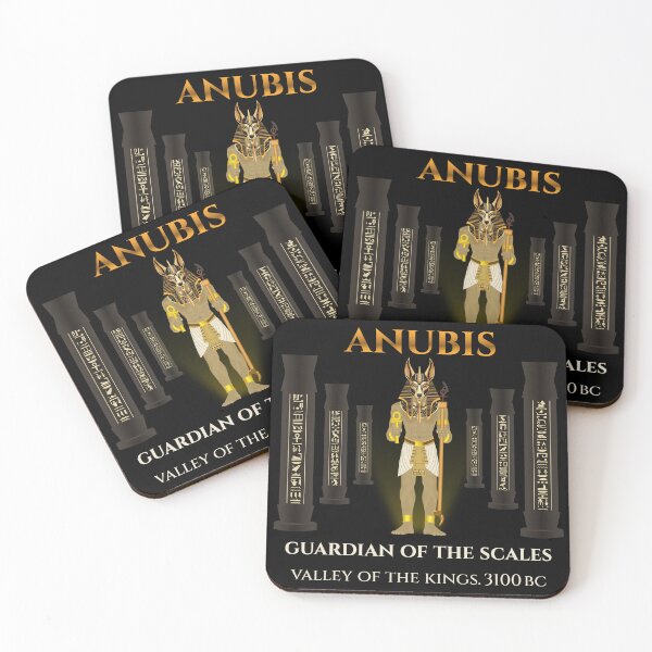 Item preview, Anubis Egyptian God · Guardian of the Scales · Valley of the Kings · Ancient Egypt · 3100 BC designed and sold by PharaohDArt.