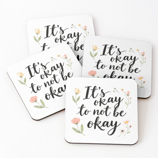 Item preview, It's Okay To Not Be Okay Mental Health Awareness Self Care Support designed and sold by HumansStuck12.