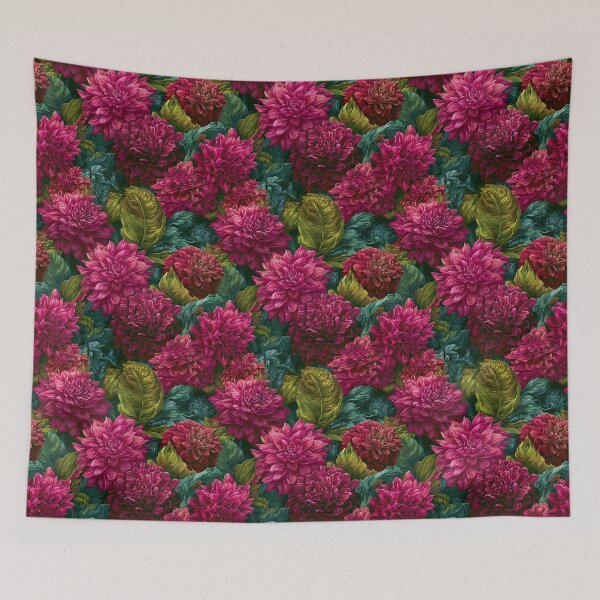 Item preview, Petaled Dahlias Print - Tropical Flower Pattern  - Christmas Gifts For Women designed and sold by RoyalStarsPatts.