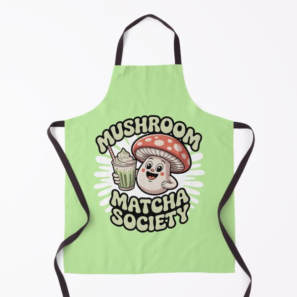 Item preview, Mushroom Matcha Society Cute Kawaii Matcha Lover Shirt designed and sold by Raw Tigers.