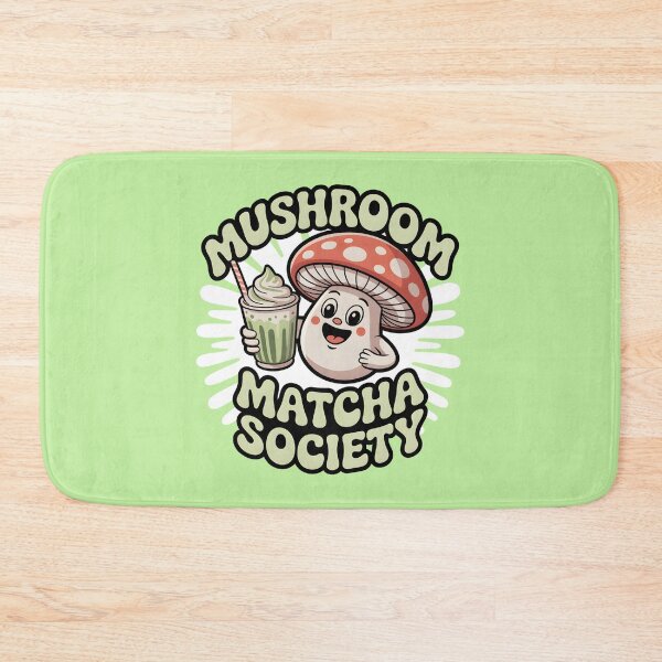 Item preview, Mushroom Matcha Society Cute Kawaii Matcha Lover Shirt designed and sold by Raw Tigers.