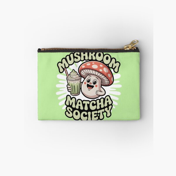 Item preview, Mushroom Matcha Society Cute Kawaii Matcha Lover Shirt designed and sold by Raw Tigers.