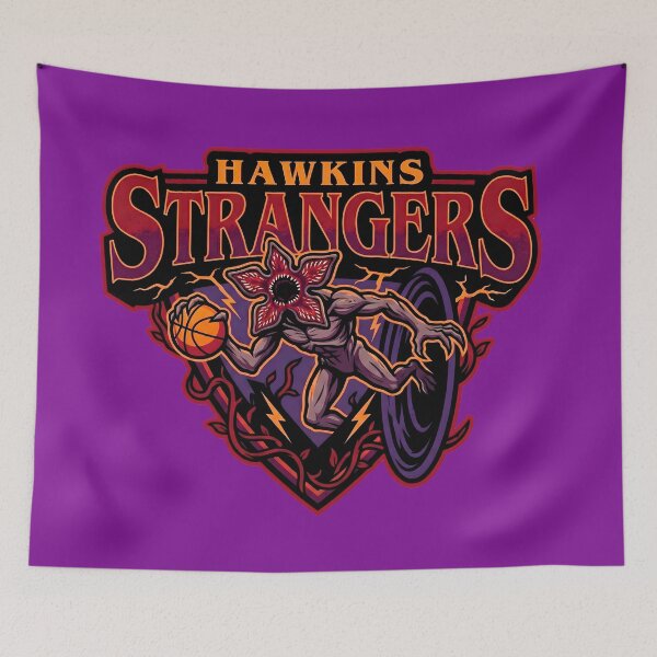Item preview, Hawkins Strangers – Retro Demogorgon Basketball Crest designed and sold by BravenBold.