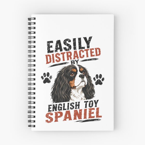 Item preview, Easily Distracted By English Toy Spaniel Dog Lover Owner designed and sold by HumansStuck12.