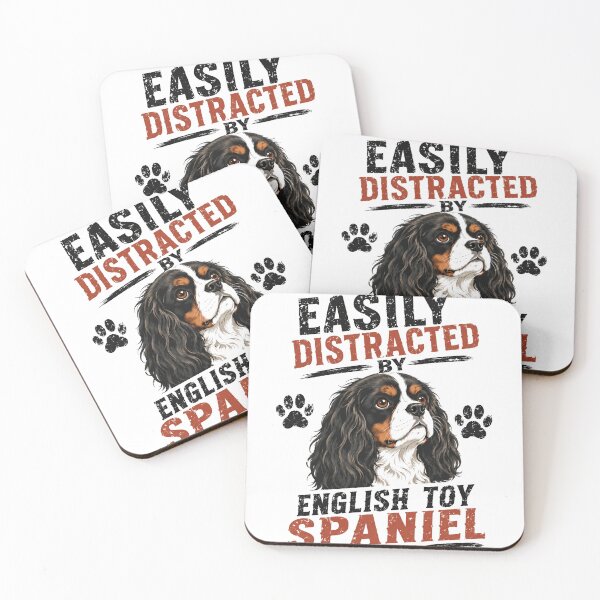 Item preview, Easily Distracted By English Toy Spaniel Dog Lover Owner designed and sold by HumansStuck12.