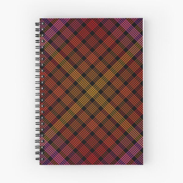 Item preview, Copy of Diagonal Plaid Pattern (multicolor lines on black 3) designed and sold by JMParadis.