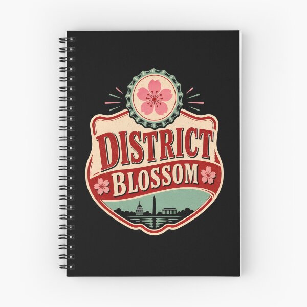 Item preview, Washington DC: District Blossom Bottle-Cap Badge designed and sold by Fenay Designs.