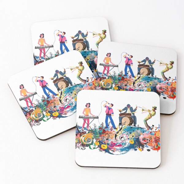 Item preview, Music Treble Clef with Full Band Illustration designed and sold by EcilStudio.