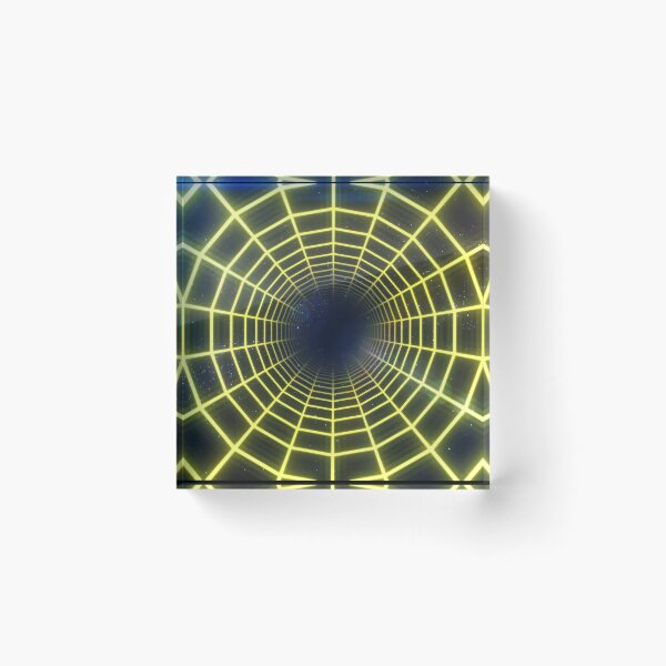 Item preview, Yellow Circular Wireframe Tunnel designed and sold by Electric Shock!! Design.