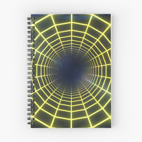 Item preview, Yellow Circular Wireframe Tunnel designed and sold by Electric Shock!! Design.