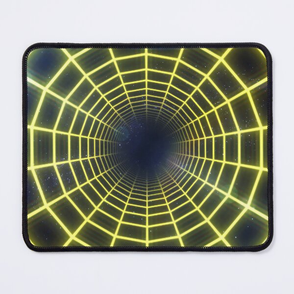 Item preview, Yellow Circular Wireframe Tunnel designed and sold by Electric Shock!! Design.