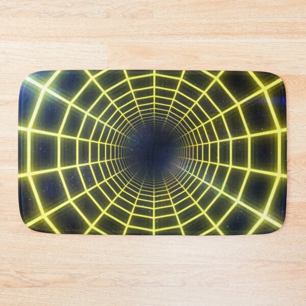 Item preview, Yellow Circular Wireframe Tunnel designed and sold by Electric Shock!! Design.