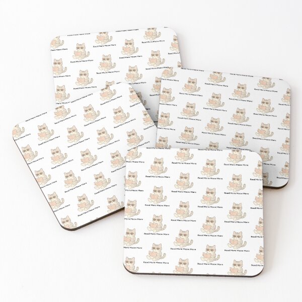 Item preview, Read More Meow More Cute Cat designed and sold by Bloomelle Studio.