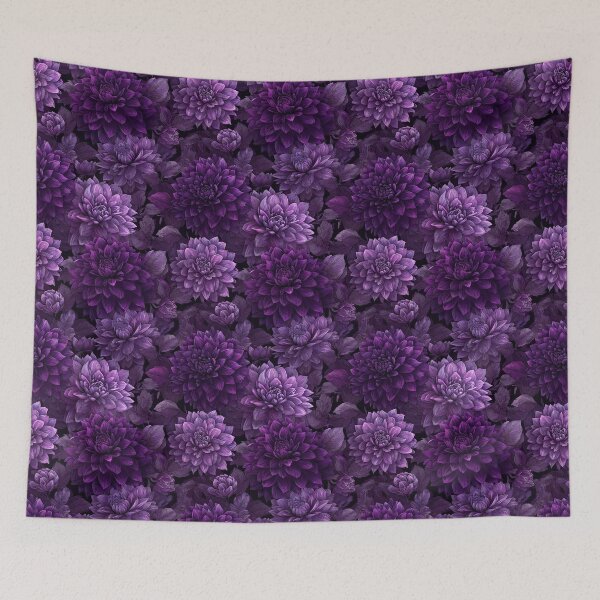 Item preview, Fragrant Dahlias Floral  - Flower Bouquet Pattern  - Dads Day Gifts designed and sold by RoyalStarsPatts.