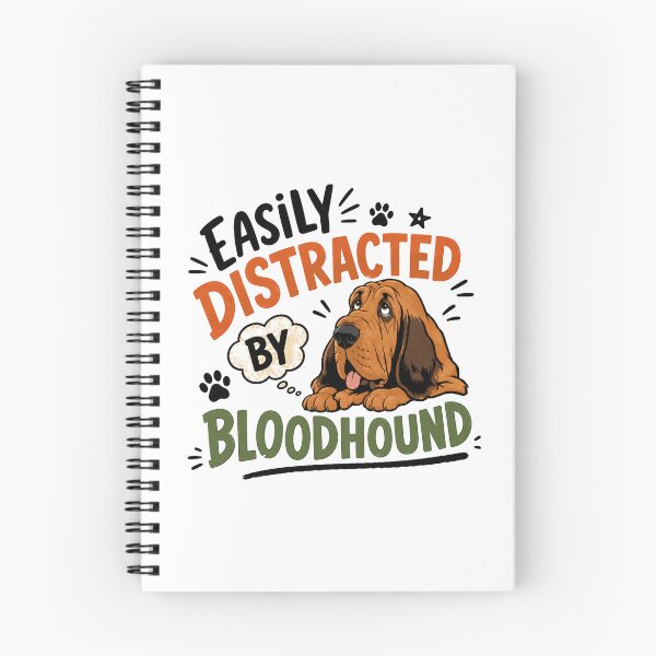 Item preview, Easily Distracted By Bloodhound Dog Owner Pet Parent designed and sold by HumansStuck12.
