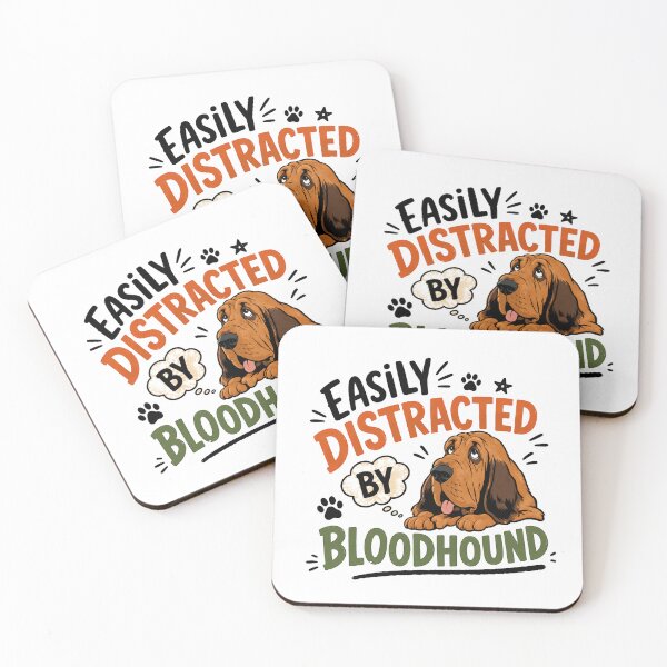 Item preview, Easily Distracted By Bloodhound Dog Owner Pet Parent designed and sold by HumansStuck12.