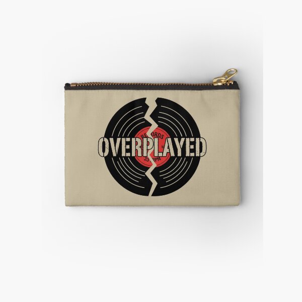 Item preview, OVERPLAYED - Broken Vinyl Record Vintage Music designed and sold by Zazz Lee.