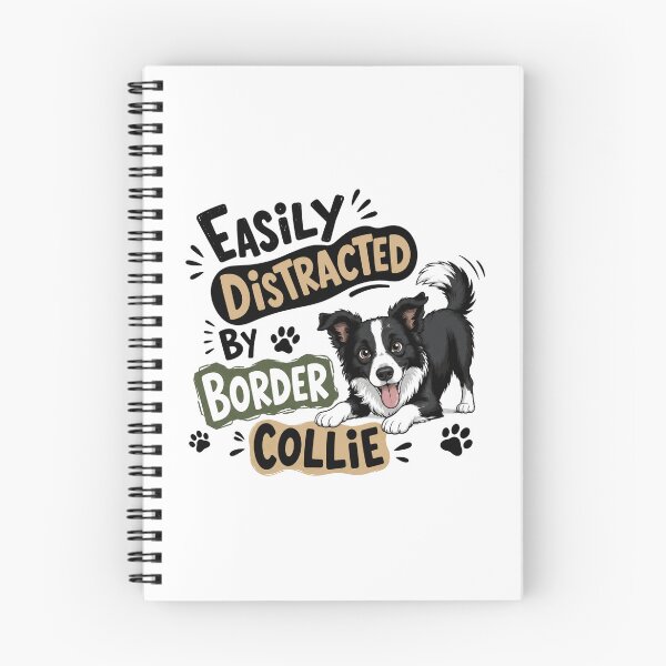 Item preview, Easily Distracted By Border Collie Dog Owner Pet Lover designed and sold by HumansStuck12.