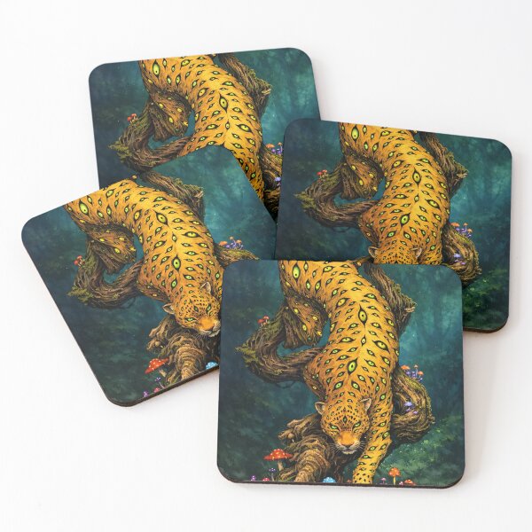 Item preview, Eldritch Leopard with Hundred Eyes designed and sold by erethstudio.