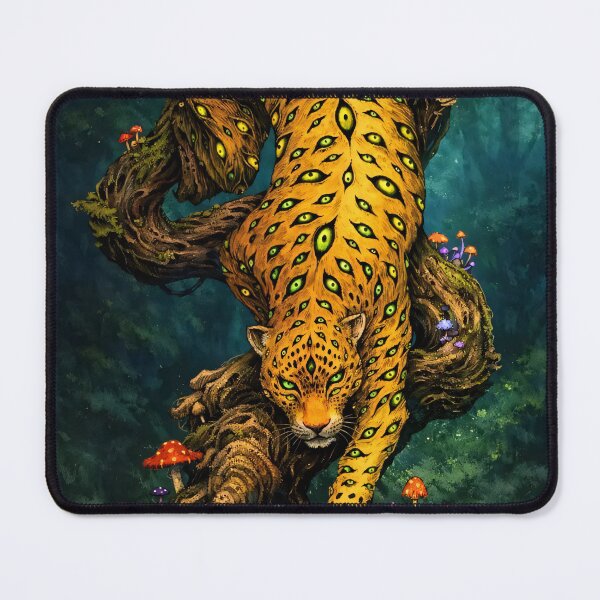 Item preview, Eldritch Leopard with Hundred Eyes designed and sold by erethstudio.