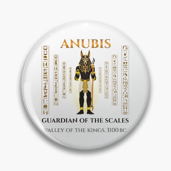 Item preview, Anubis Egyptian God · Guardian of the Scales · Valley of the Kings · Ancient Egypt · 3100 BC designed and sold by PharaohDArt.