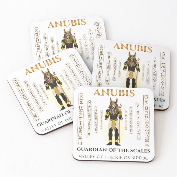 Item preview, Anubis Egyptian God · Guardian of the Scales · Valley of the Kings · Ancient Egypt · 3100 BC designed and sold by PharaohDArt.
