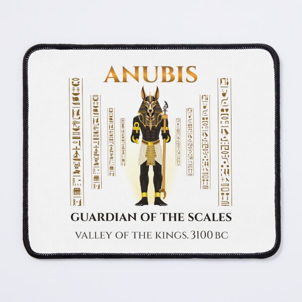 Item preview, Anubis Egyptian God · Guardian of the Scales · Valley of the Kings · Ancient Egypt · 3100 BC designed and sold by PharaohDArt.