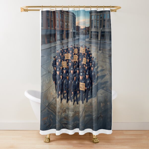 Item preview, Police Officers Choose Peace designed and sold by Home Decor Art.
