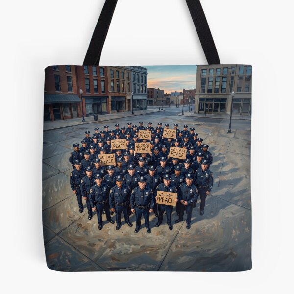 Item preview, Police Officers Choose Peace designed and sold by Home Decor Art.