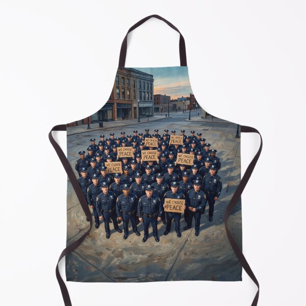 Item preview, Police Officers Choose Peace designed and sold by Home Decor Art.