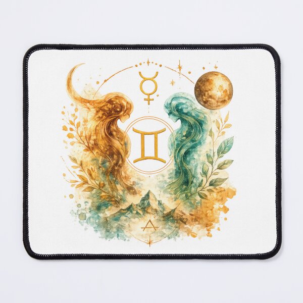 Item preview, Gemini Watercolor Zodiac Spirit designed and sold by NucciCollective.