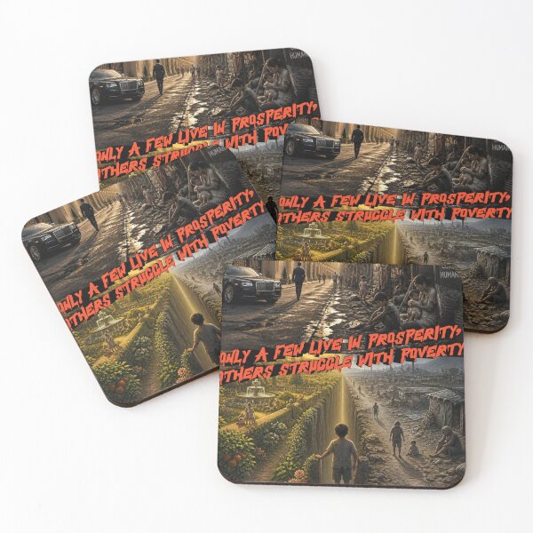 Item preview, Wealth vs Humanity Social Justice Design designed and sold by V8Green.
