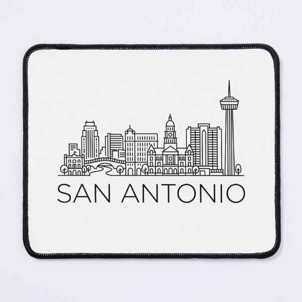 Item preview, San Antonio Skyline Minimalist Line Art Texas Travel Souvenir designed and sold by raedattia.