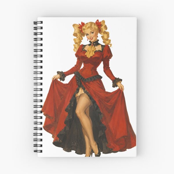 Item preview, Copy of Cute Goth Maid Pin Up Girl | Vintage Original Retro Illustration designed and sold by Cosplayvintage.