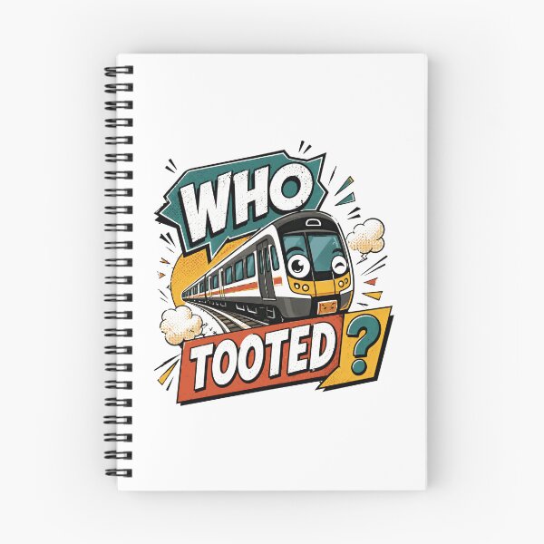 Item preview, Who Tooted? Funny Train Locomotive Enthusiast Humor designed and sold by HumansStuck12.