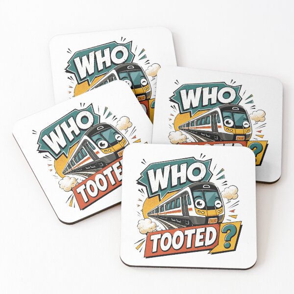 Item preview, Who Tooted? Funny Train Locomotive Enthusiast Humor designed and sold by HumansStuck12.