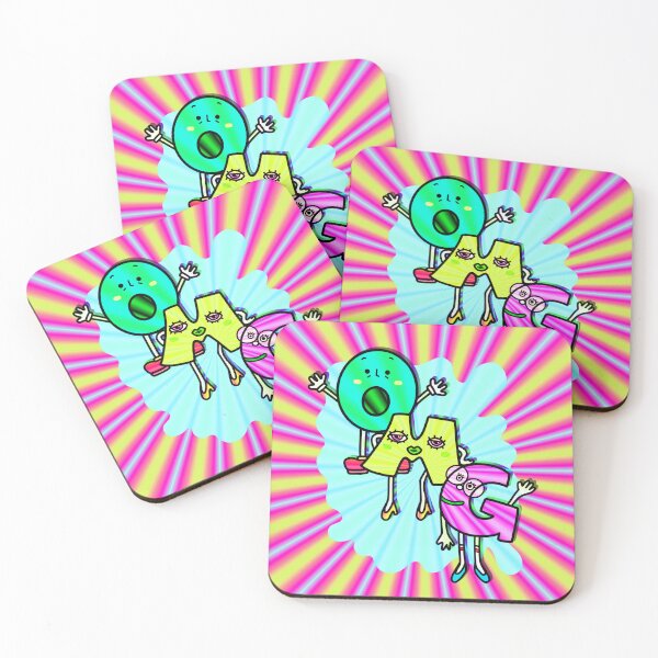 Item preview, Cute OMG friends pink yellow designed and sold by kanaehonkawa.