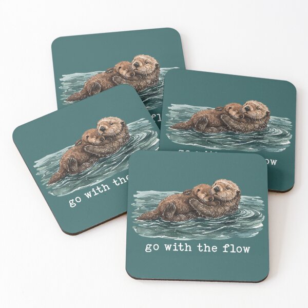 Item preview, Otter Shirt Cute Sea Animals Graphic Tee Funny Ocean Animal Shirt Marine Life Nature Lover Gift Coastal Aesthetic Tee designed and sold by LessIsLoud.