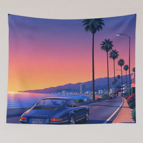 Item preview, Coastal drive at sunset designed and sold by carlastormy.